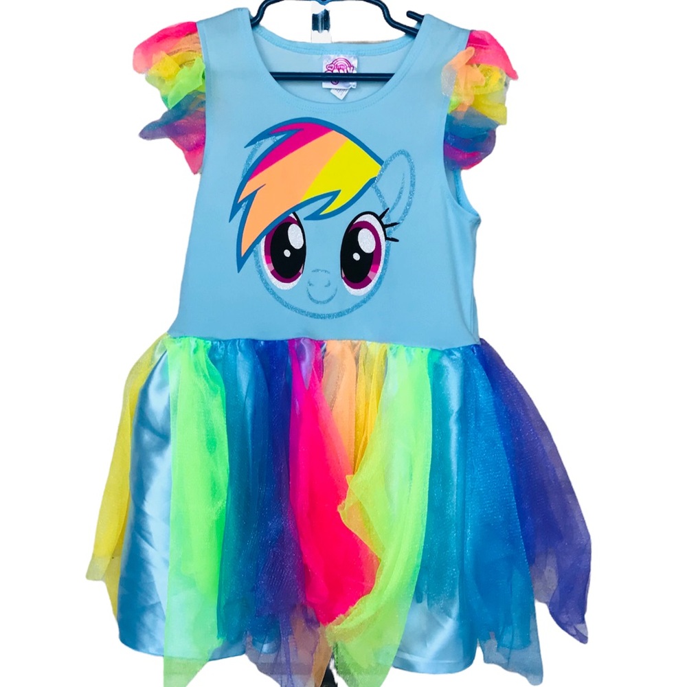 My Little Pony Rainbow Dash Costume Dress Size S (4-6)
